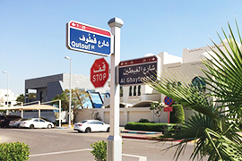 Supervision of the Al Ain Addressing and Way Finding System  